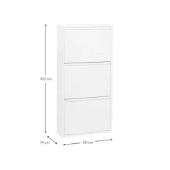 Clearance Zapatero De Pared Caruso, Puertas Abatibles Zapateros