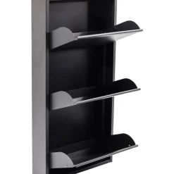 Outlet Zapatero De Pared Caruso, Puertas Abatibles Zapateros
