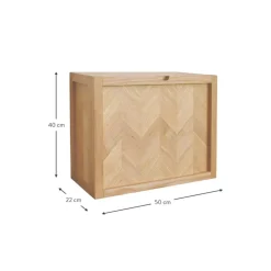Best Zapatero De Pared De Roble Herringbone Zapateros
